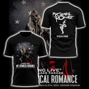 Limited Edition “Long Live: The Black Parade Tour 2025 x LA” Tshirt