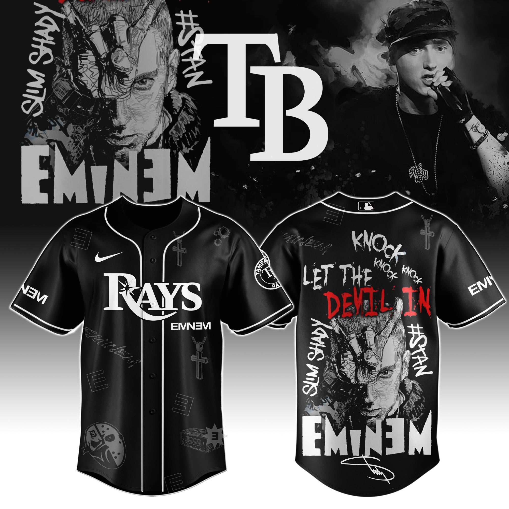 T B Rays x Eminem STANS’ TO LAUNCH IN THEATRES WORLDWIDE 2025 Jersey Editions Limited +Selling Out Fast