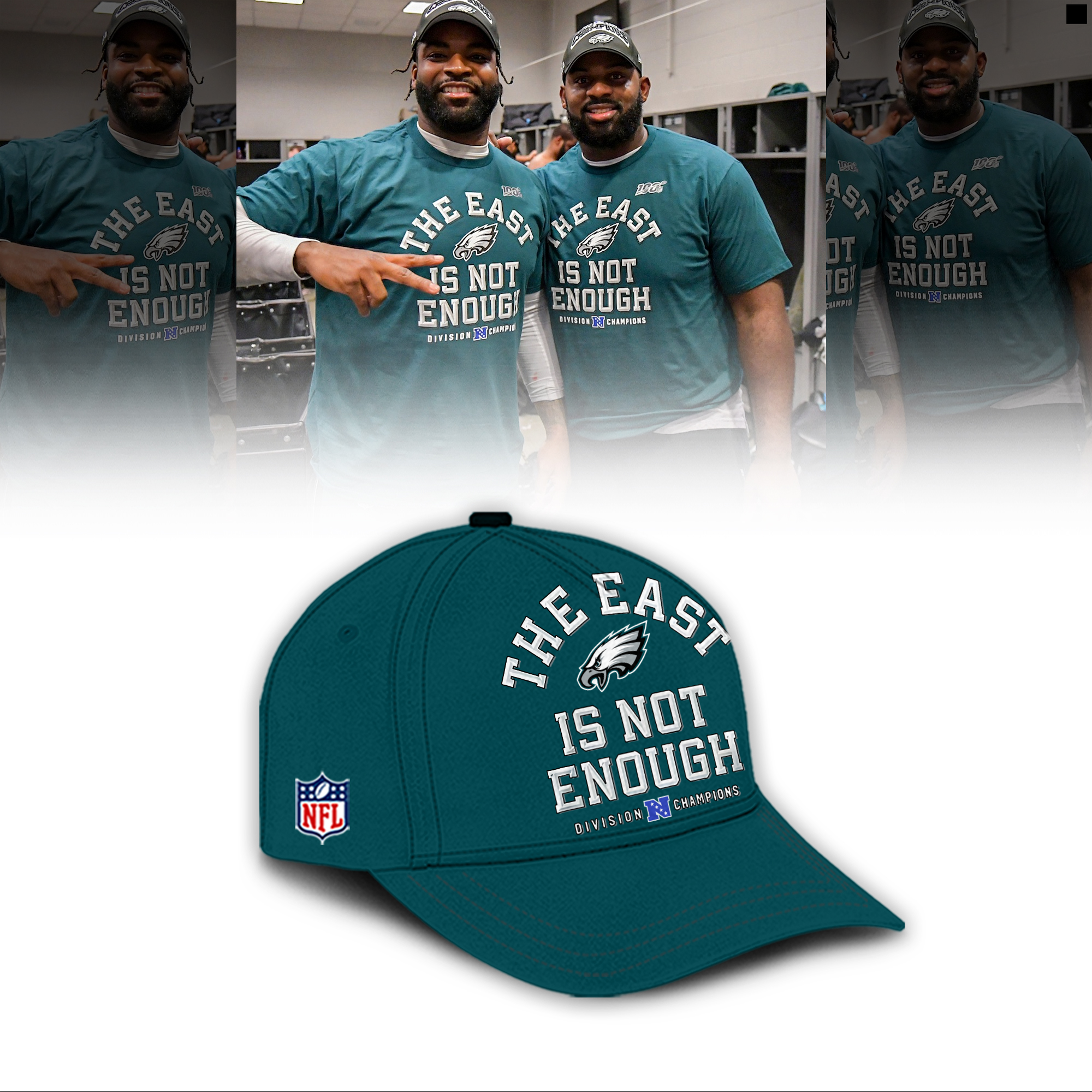 Philadelphia Eagles 2025 NFC East Division Champions Combo Philadelphia Eagles 2025 NFC East Division Champions Combo
