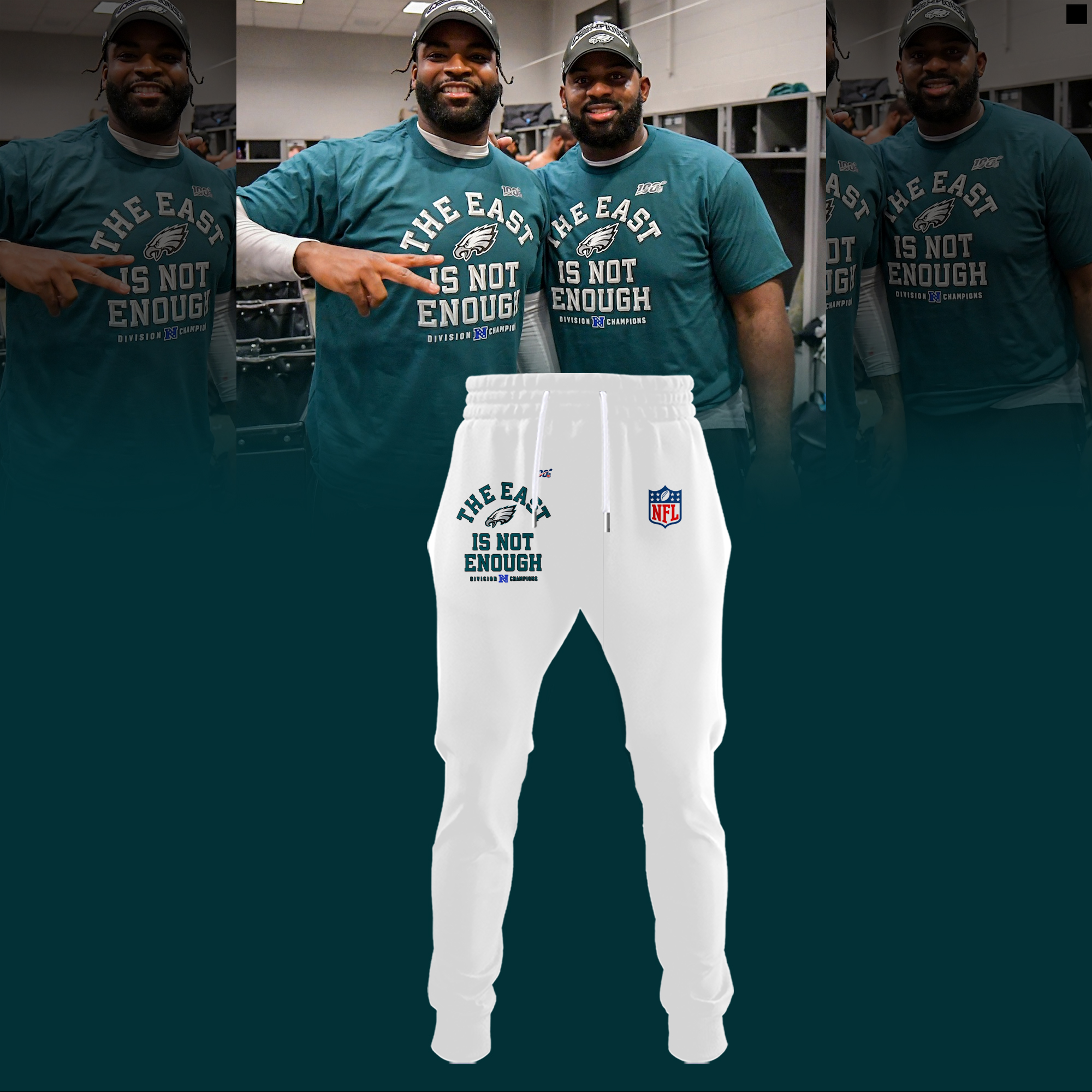 Philadelphia Eagles 2025 NFC East Division Champions Combo Philadelphia Eagles 2025 NFC East Division Champions Combo