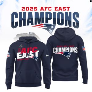 New England Patriots 2025 AFC East Division Champions Combo