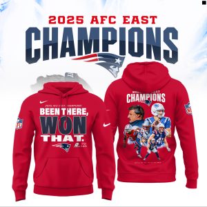 New England Patriots 2025 AFC East Division Champions Combo