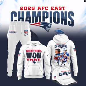 New England Patriots 2025 AFC East Division Champions Combo