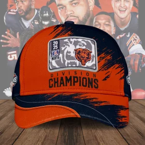 Chicago Bears 2025 NFC North Division Champions Cap