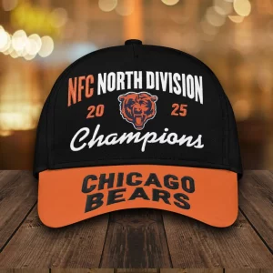 Chicago Bears 2025 NFC North Division Champions Cap