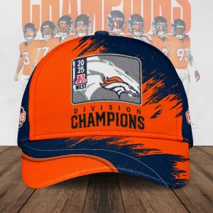 Denver Broncos 2025 AFC West Division Champions Cap