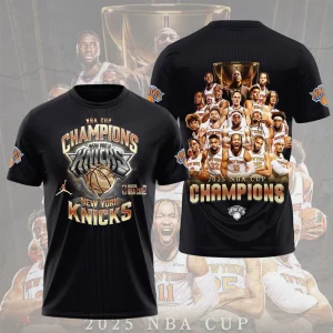 New York Knicks 2025 NBA Cup Champions Limited Edition Shirt