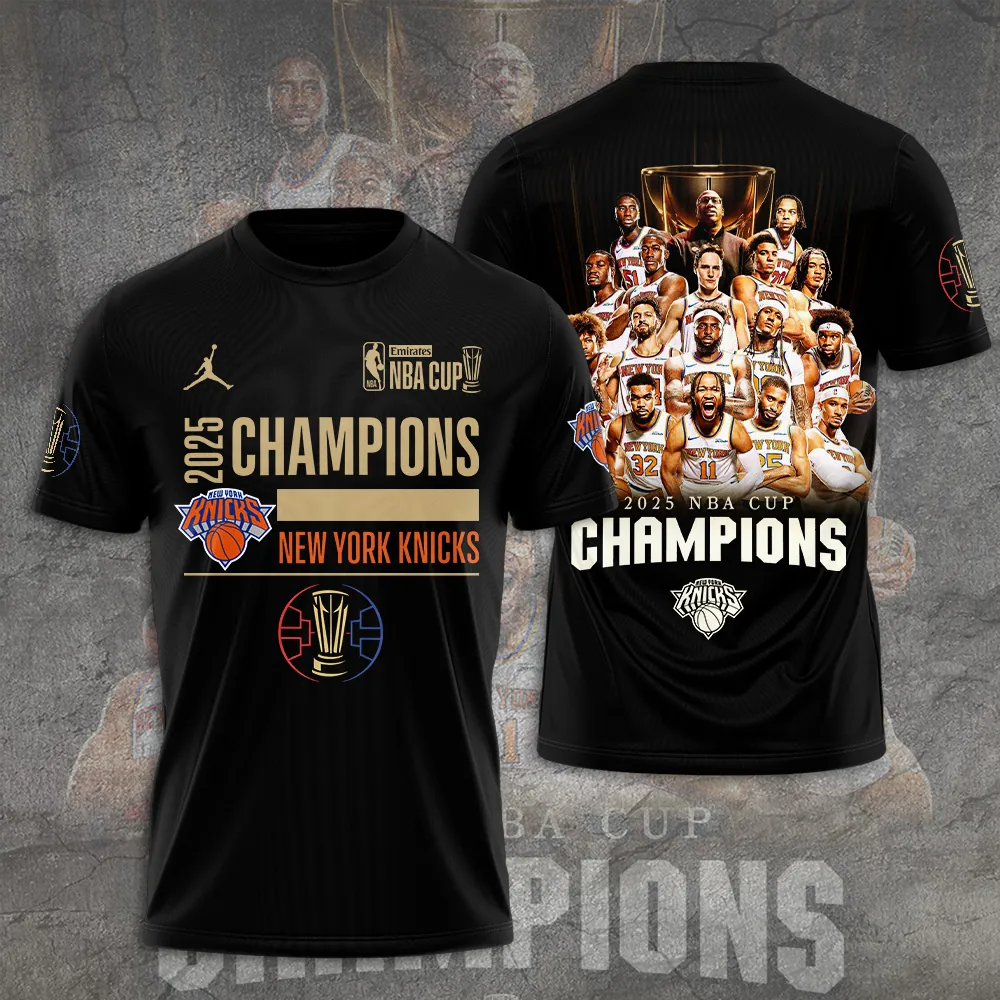 New York Knicks 2025 NBA Cup Champions Limited Edition Shirt