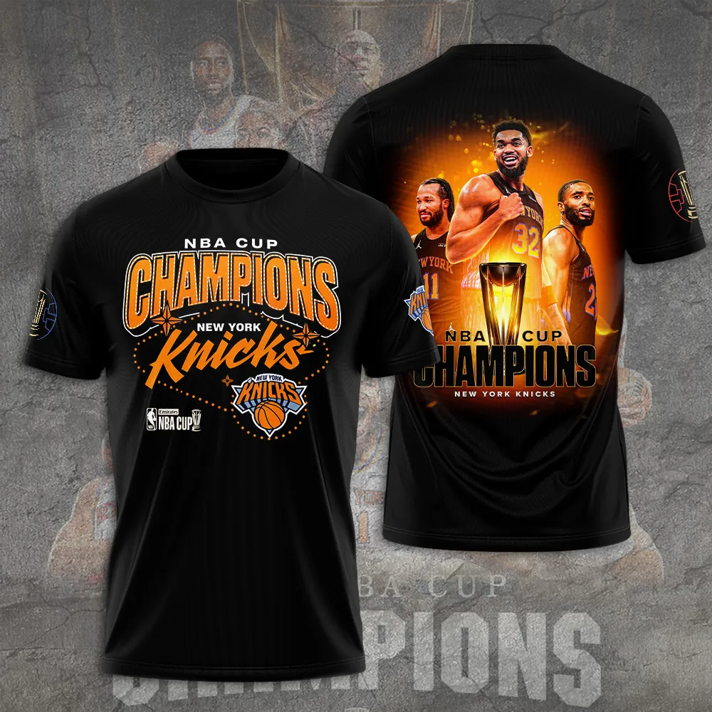 New York Knicks 2025 NBA Cup Champions Limited Edition Shirt