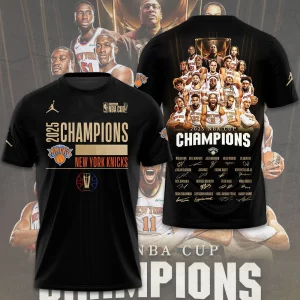 New York Knicks 2025 NBA Cup Champions Limited Edition Shirt