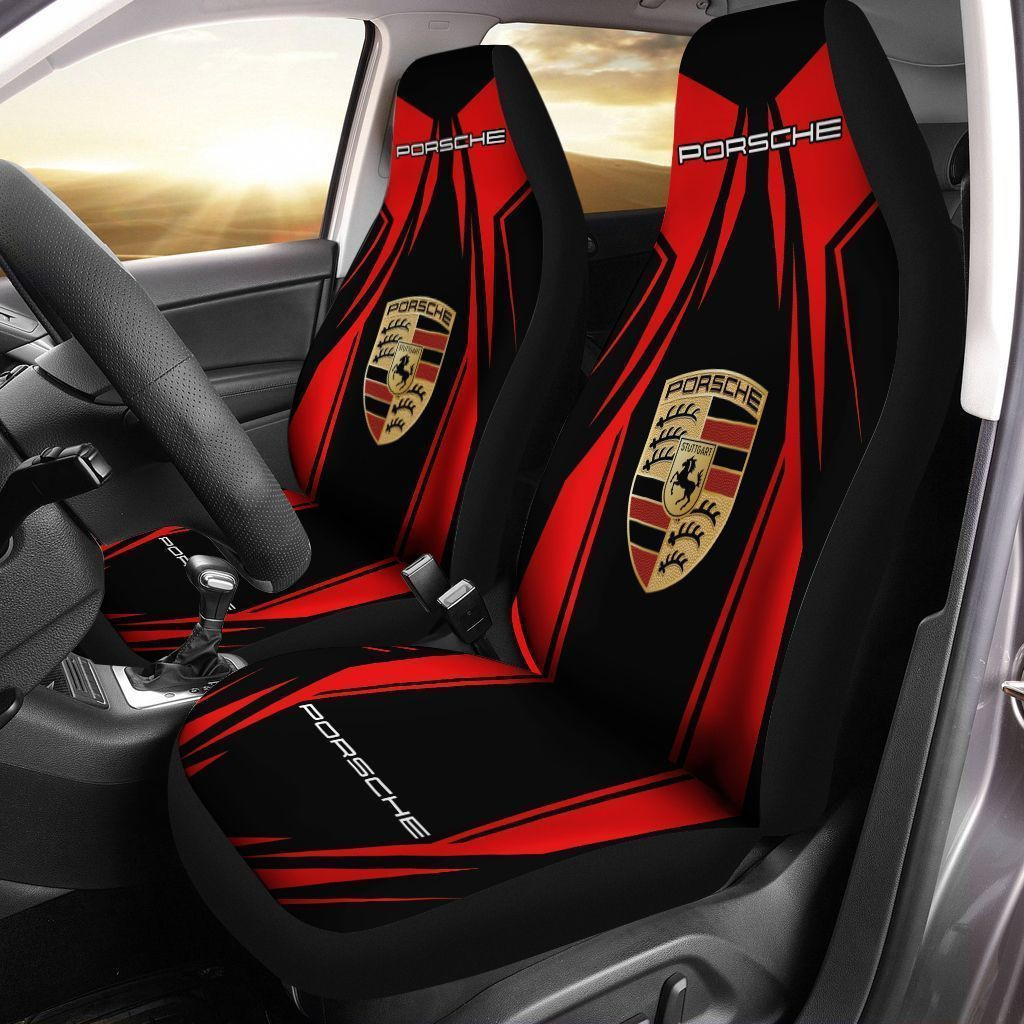 Porsche Car Seat Cover ( Set Of 2 ) Ver1