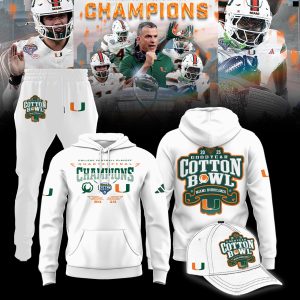 Miami Hurricanes College Football Playoff 2025 Cotton Bowl Champions Shirt