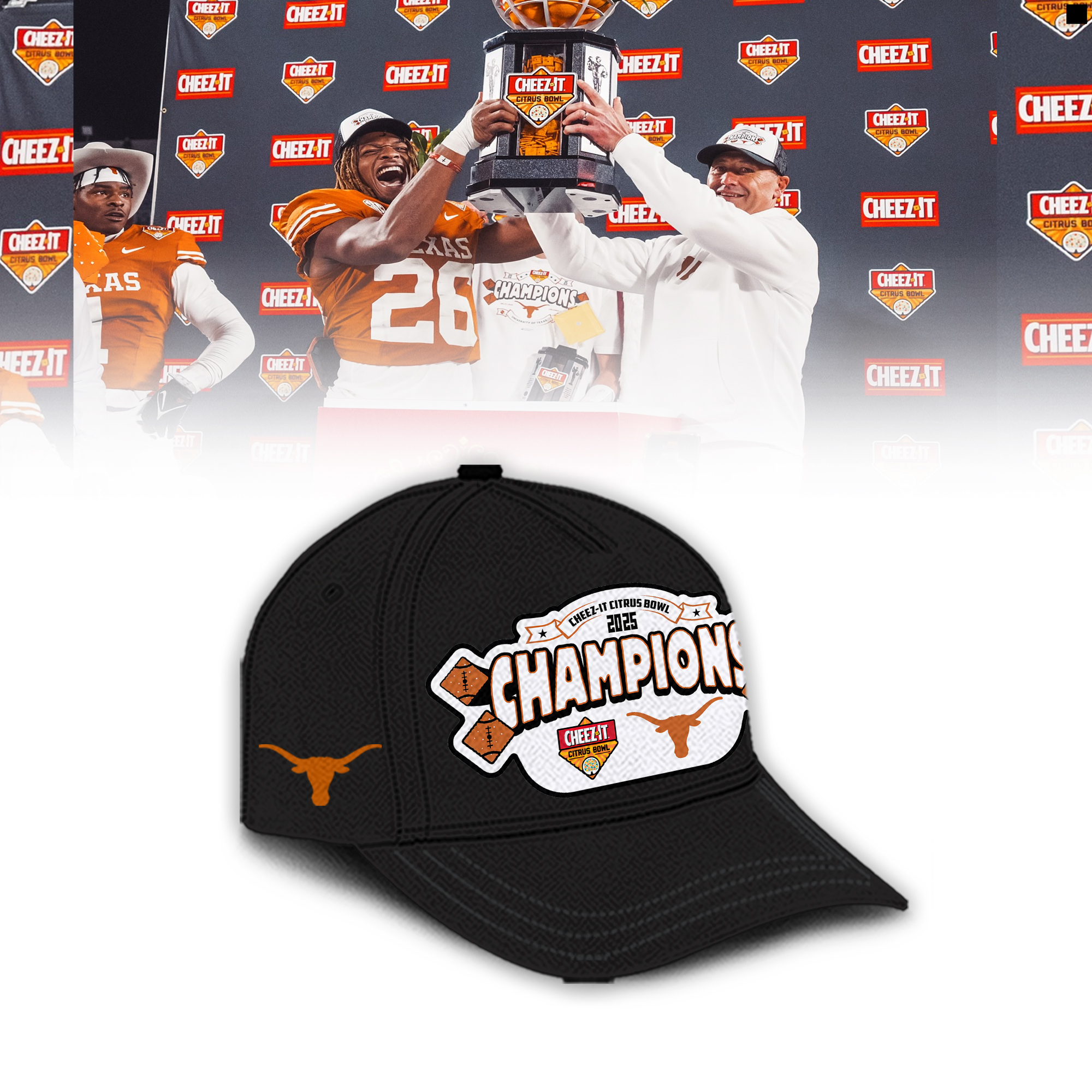 Texas Longhorns Cheez-It Citrus Bowl Champions Shirt Texas Longhorns Cheez-It Citrus Bowl Champions Shirt