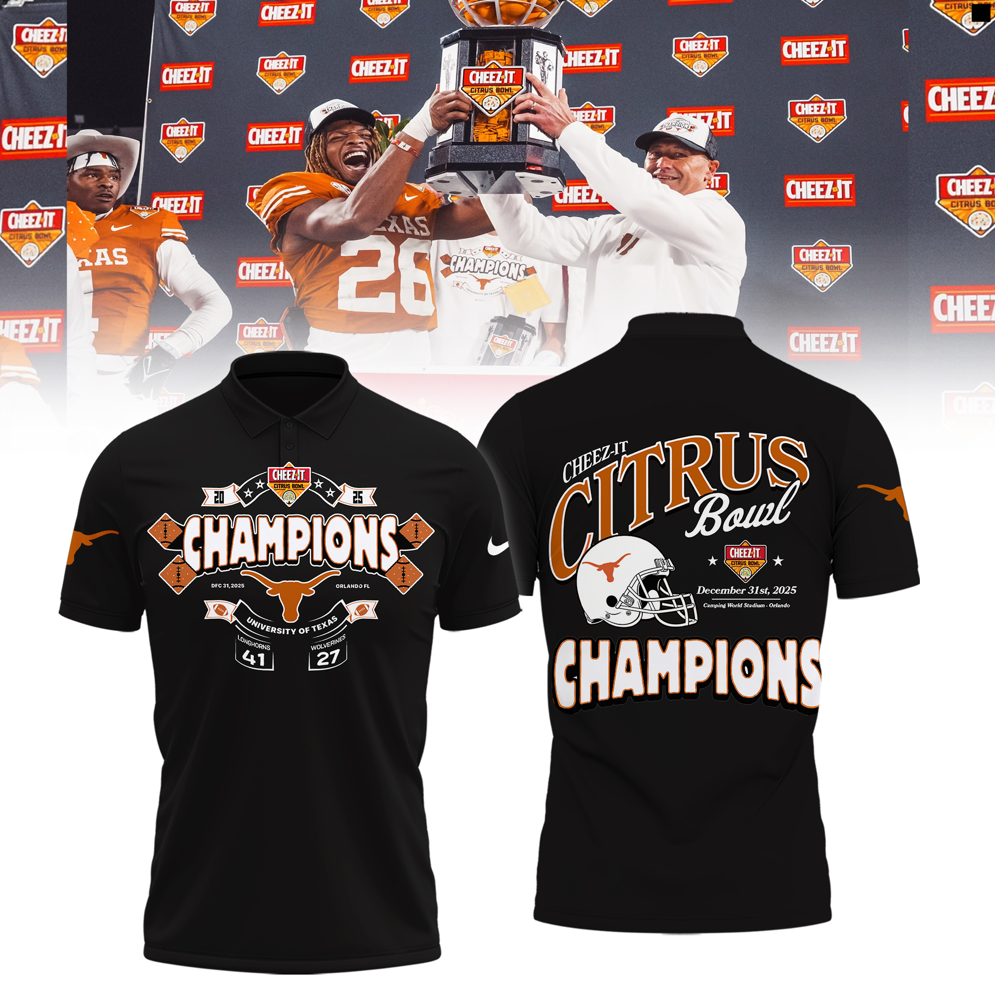 Texas Longhorns Cheez-It Citrus Bowl Champions Shirt Texas Longhorns Cheez-It Citrus Bowl Champions Shirt