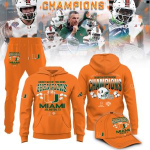 Miami Hurricanes College Football Playoff 2025 Cotton Bowl Champions Shirt