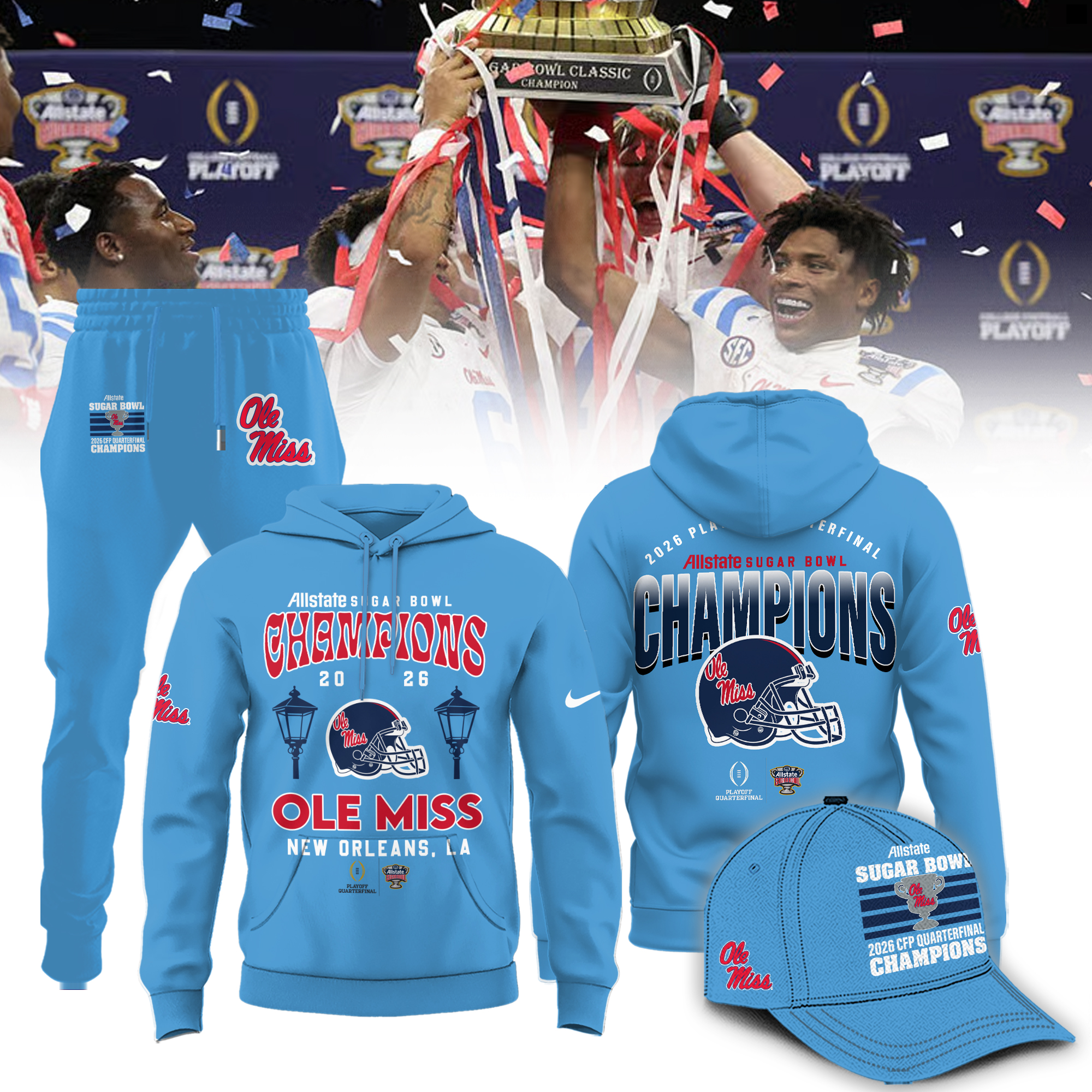 Ole Miss Rebels 2026 Sugar Bowl Champions Shirt Ole Miss Rebels 2026 Sugar Bowl Champions Shirt