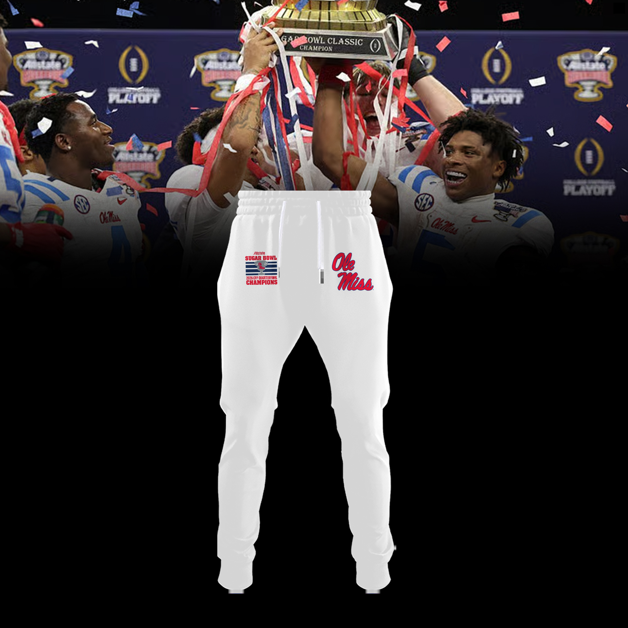 Ole Miss Rebels 2026 Sugar Bowl Champions Shirt Ole Miss Rebels 2026 Sugar Bowl Champions Shirt