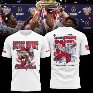 Ole Miss Rebels 2026 Sugar Bowl Champions Shirt