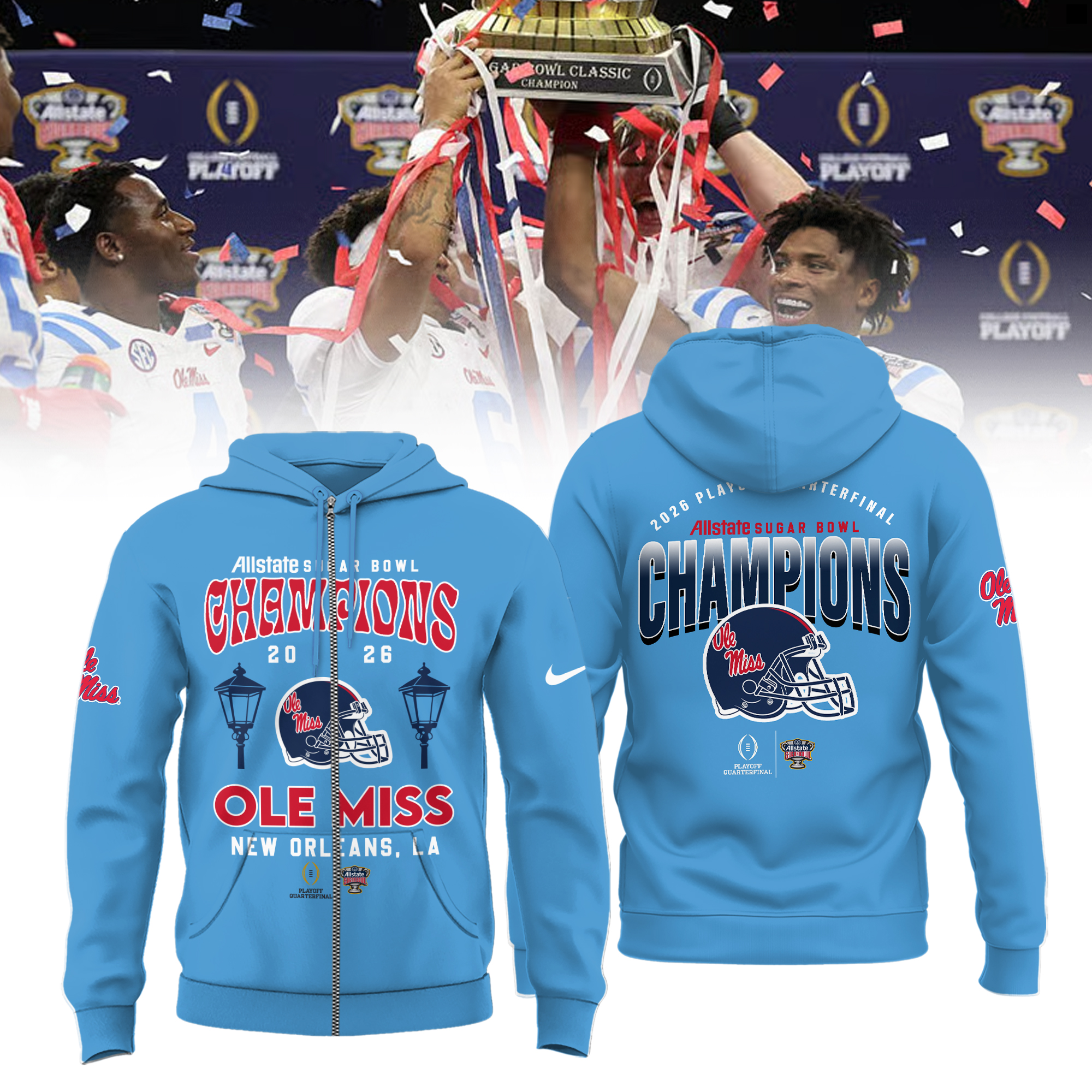 Ole Miss Rebels 2026 Sugar Bowl Champions Shirt Ole Miss Rebels 2026 Sugar Bowl Champions Shirt