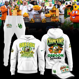 Oregon Ducks 2026 Orange Bowl Champions Shirt