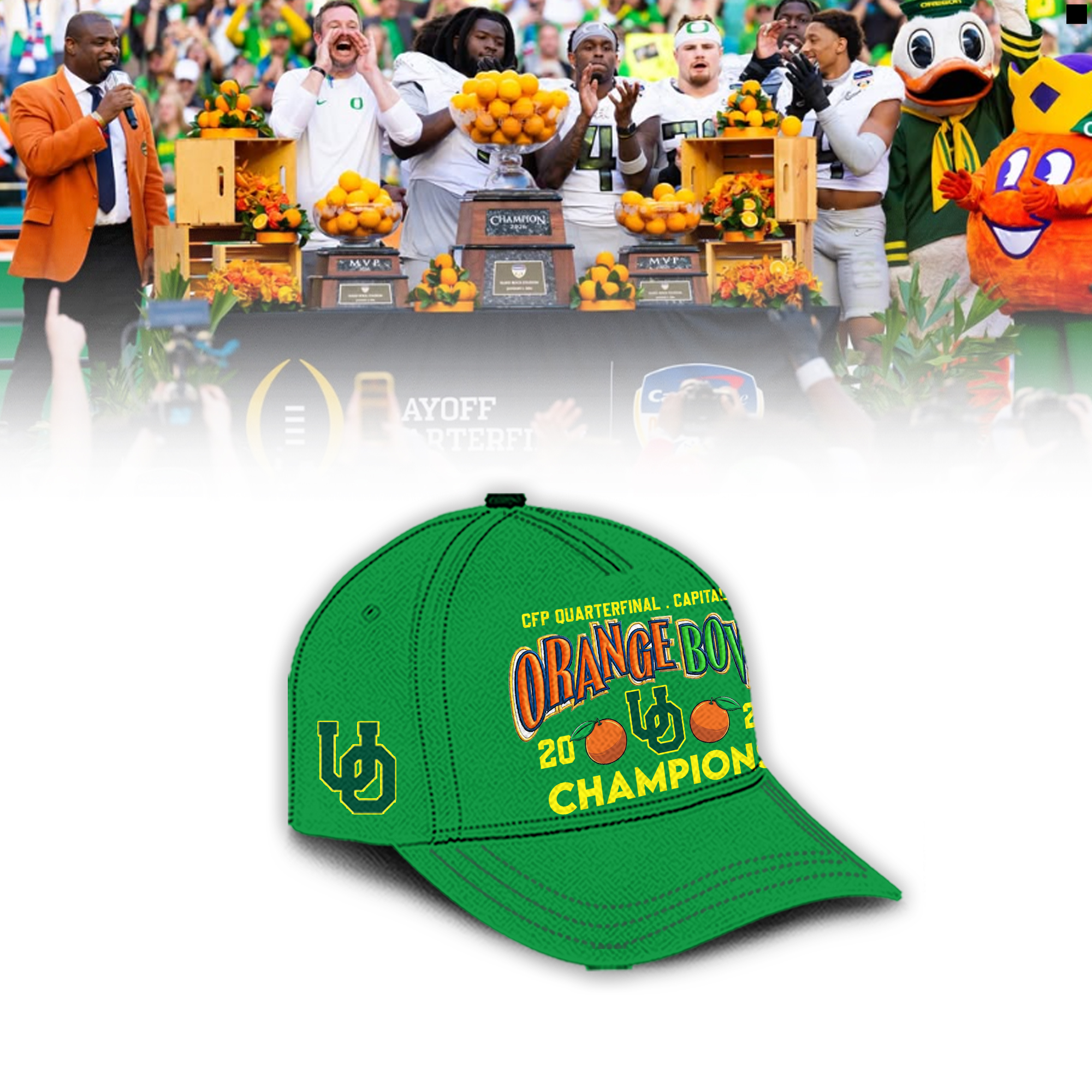 Oregon Ducks 2026 Orange Bowl Champions Shirt Oregon Ducks 2026 Orange Bowl Champions Shirt