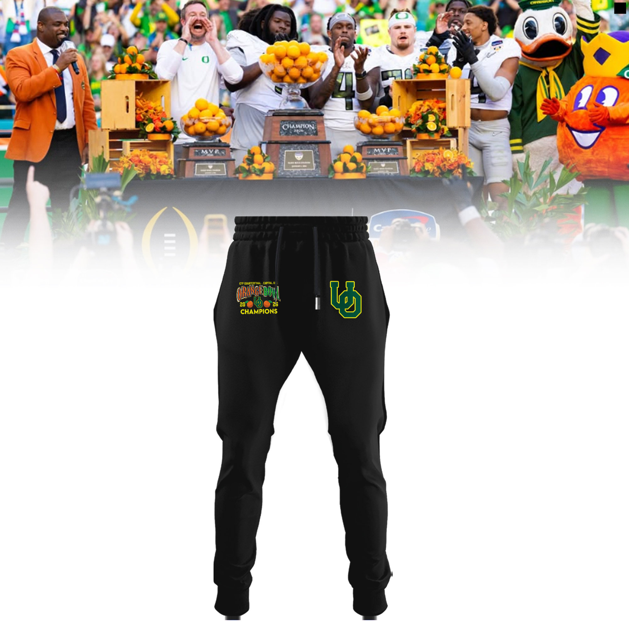 Oregon Ducks 2026 Orange Bowl Champions Shirt Oregon Ducks 2026 Orange Bowl Champions Shirt