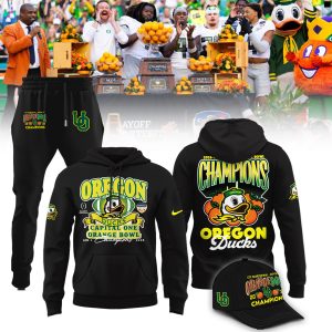 Oregon Ducks 2026 Orange Bowl Champions Shirt