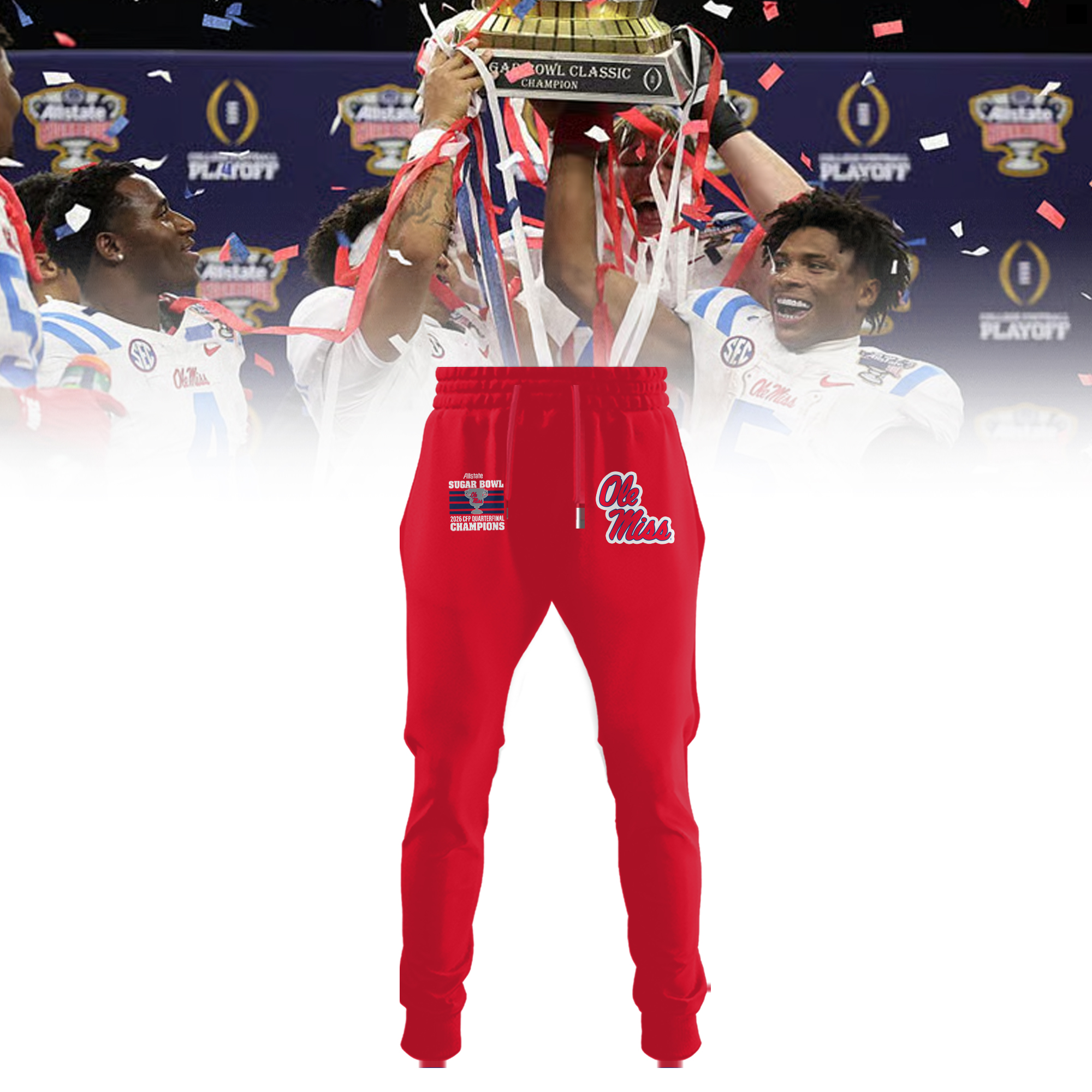 Ole Miss Rebels 2026 Sugar Bowl Champions Shirt Ole Miss Rebels 2026 Sugar Bowl Champions Shirt