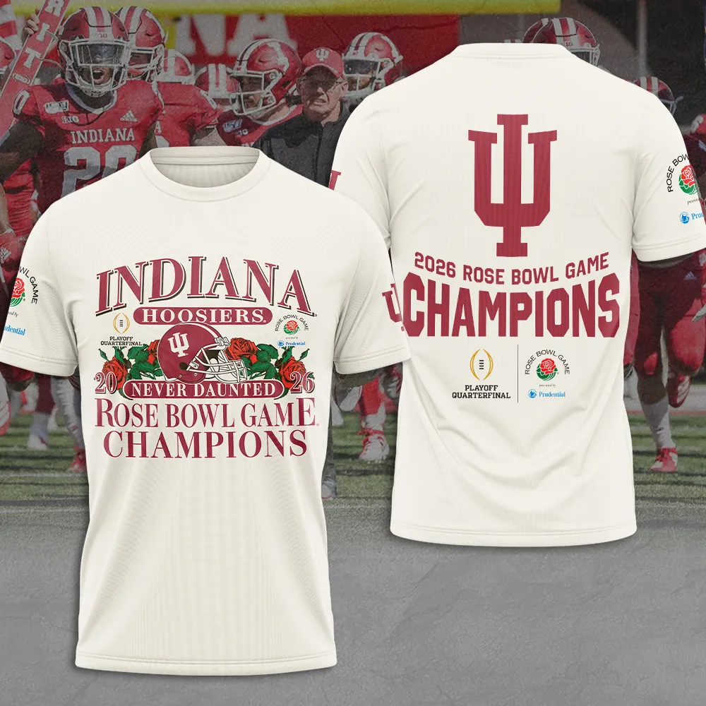 Indiana Hoosiers 2026 Rose Bowl Champions Shirt Indiana Hoosiers 2026 Rose Bowl Champions Shirt