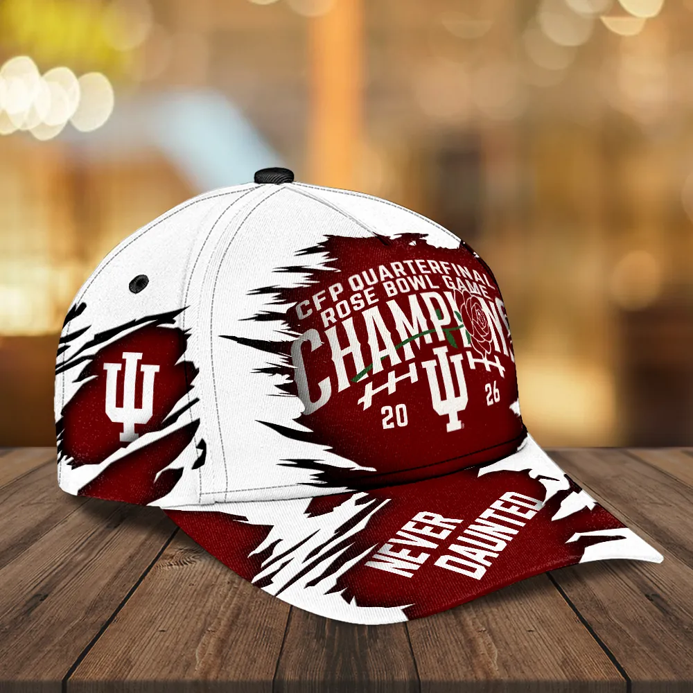 Indiana Hoosiers 2026 Rose Bowl Champions Cap Indiana Hoosiers 2026 Rose Bowl Champions Cap