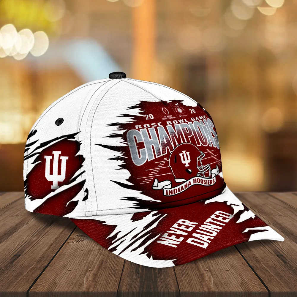 Indiana Hoosiers 2026 Rose Bowl Champions Cap Indiana Hoosiers 2026 Rose Bowl Champions Cap