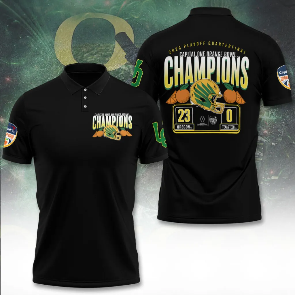 Oregon Ducks 2026 Orange Bowl Champions Shirt Oregon Ducks 2026 Orange Bowl Champions Shirt
