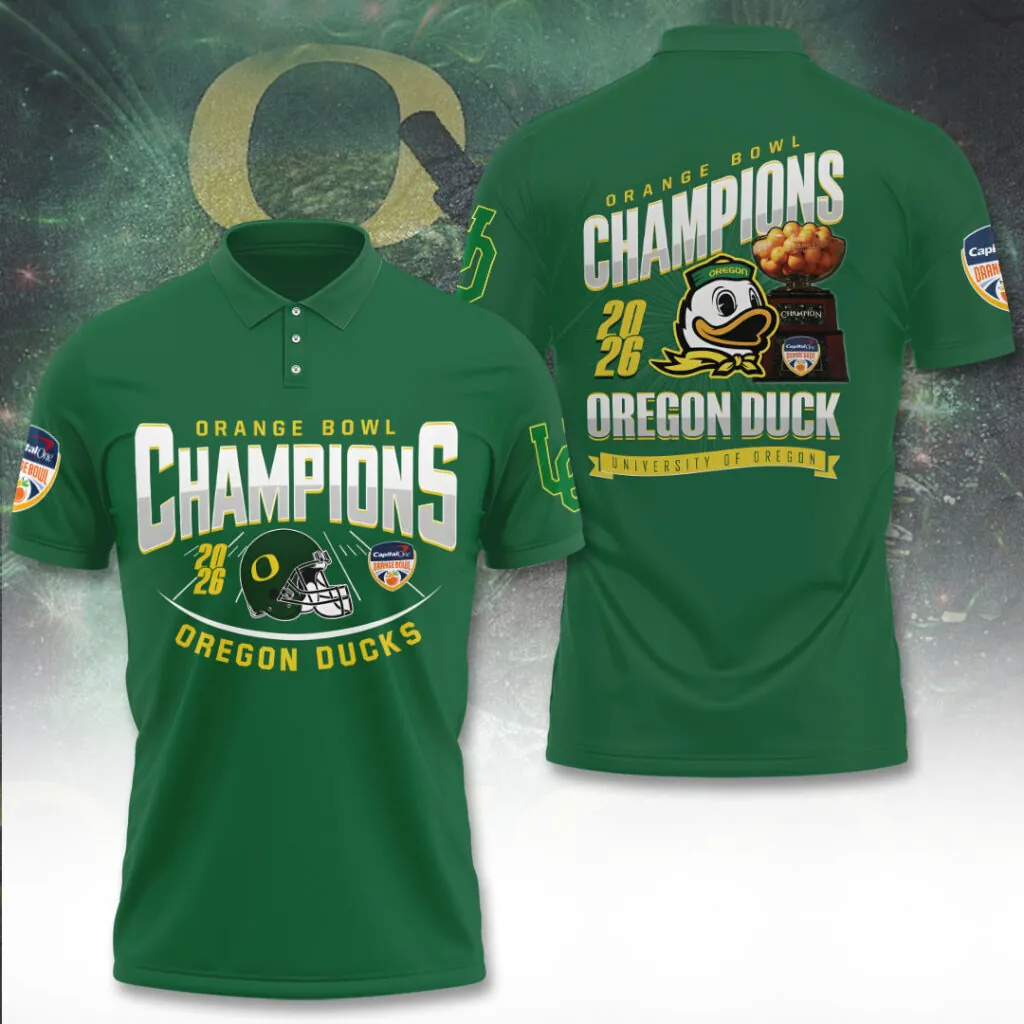 Oregon Ducks 2026 Orange Bowl Champions Shirt Oregon Ducks 2026 Orange Bowl Champions Shirt