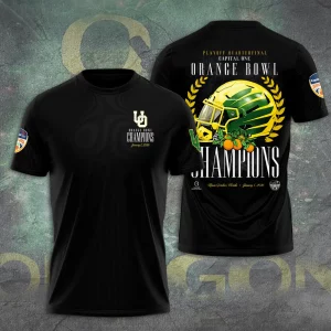 Oregon Ducks 2026 Orange Bowl Champions Shirt