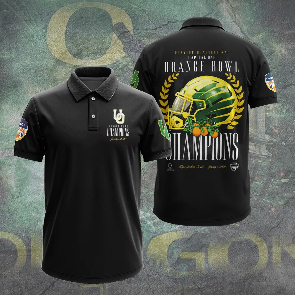 Oregon Ducks 2026 Orange Bowl Champions Shirt Oregon Ducks 2026 Orange Bowl Champions Shirt