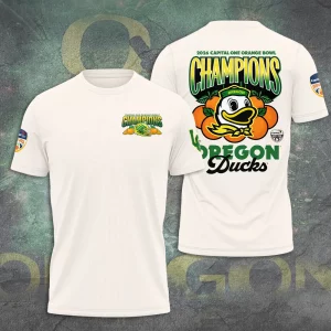Oregon Ducks 2026 Orange Bowl Champions Shirt